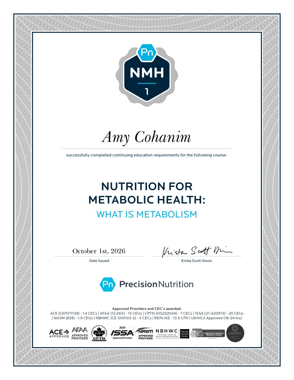 Nutrition for Metabolic Health — What Is Metabolism